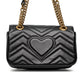 Gucci GG Marmont Small Black Leather Shoulder Bag