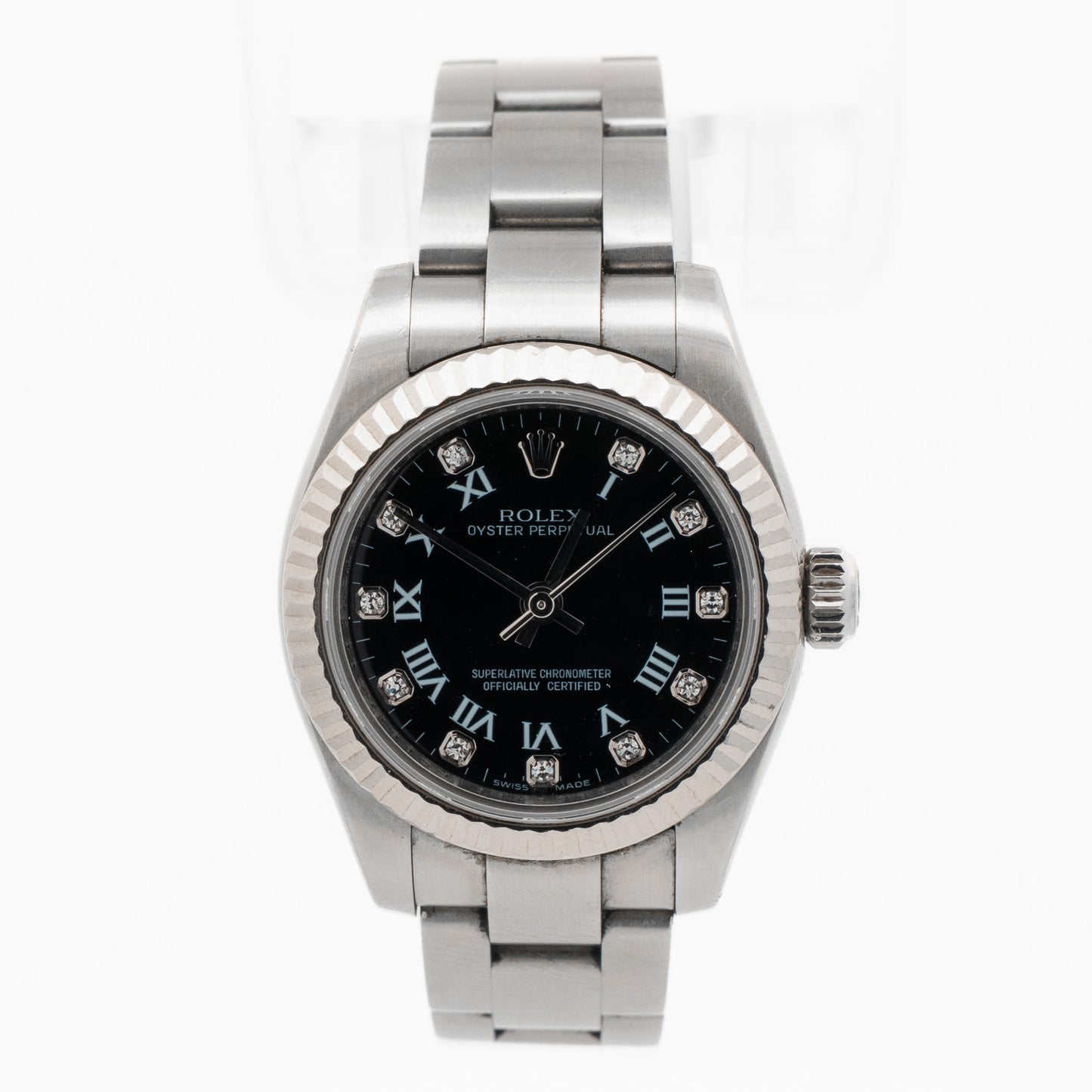 Rolex Oyster Perpetual Black Dial Watch