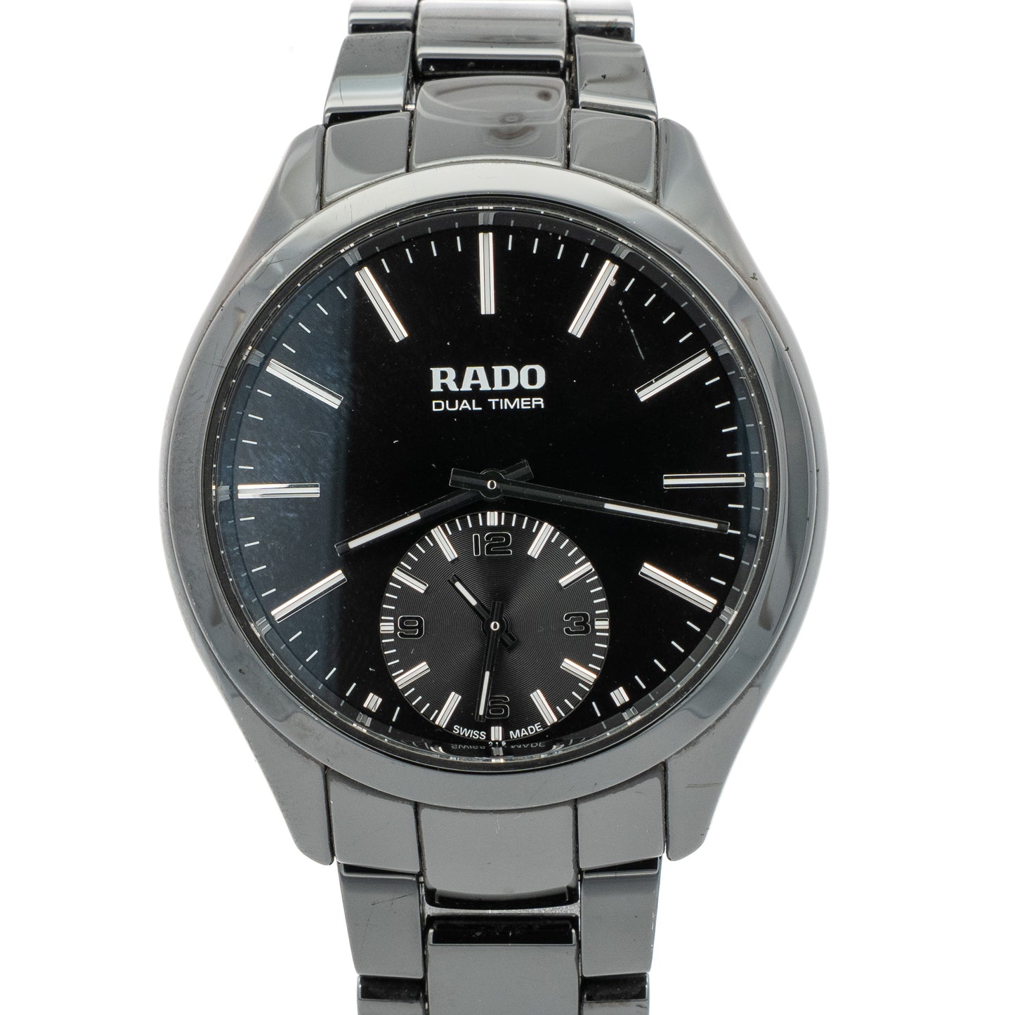 Rado HyperChrome Ceramic Touch Dual Timer Watch
