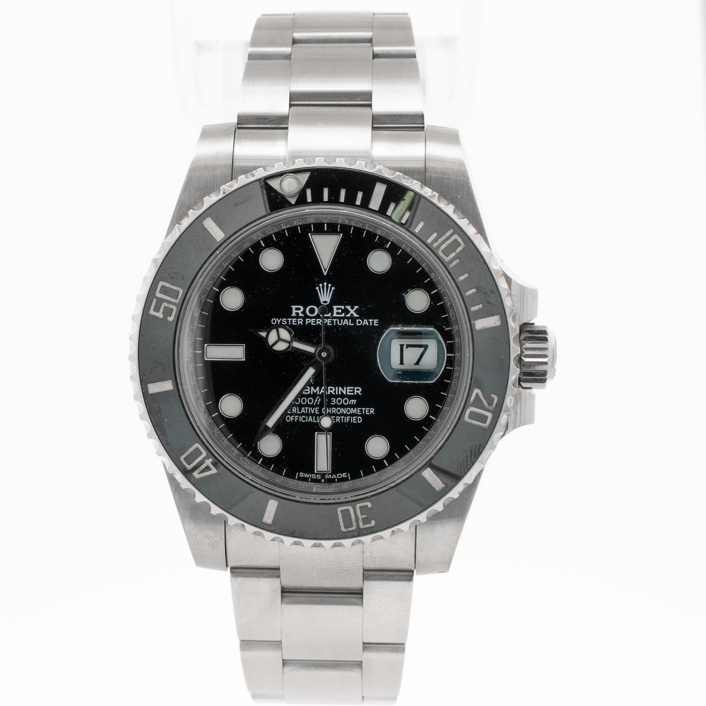 Rolex Submariner Date Black Ceramic Watch
