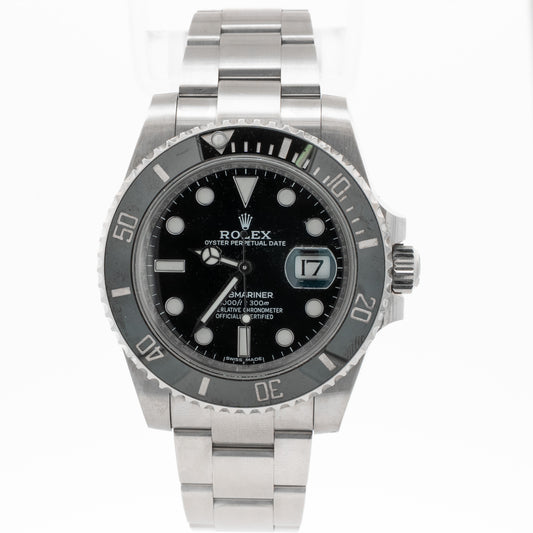 Rolex Submariner Date Black Ceramic Watch
