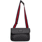 Gucci GG Supreme Black Canvas Belt Bag