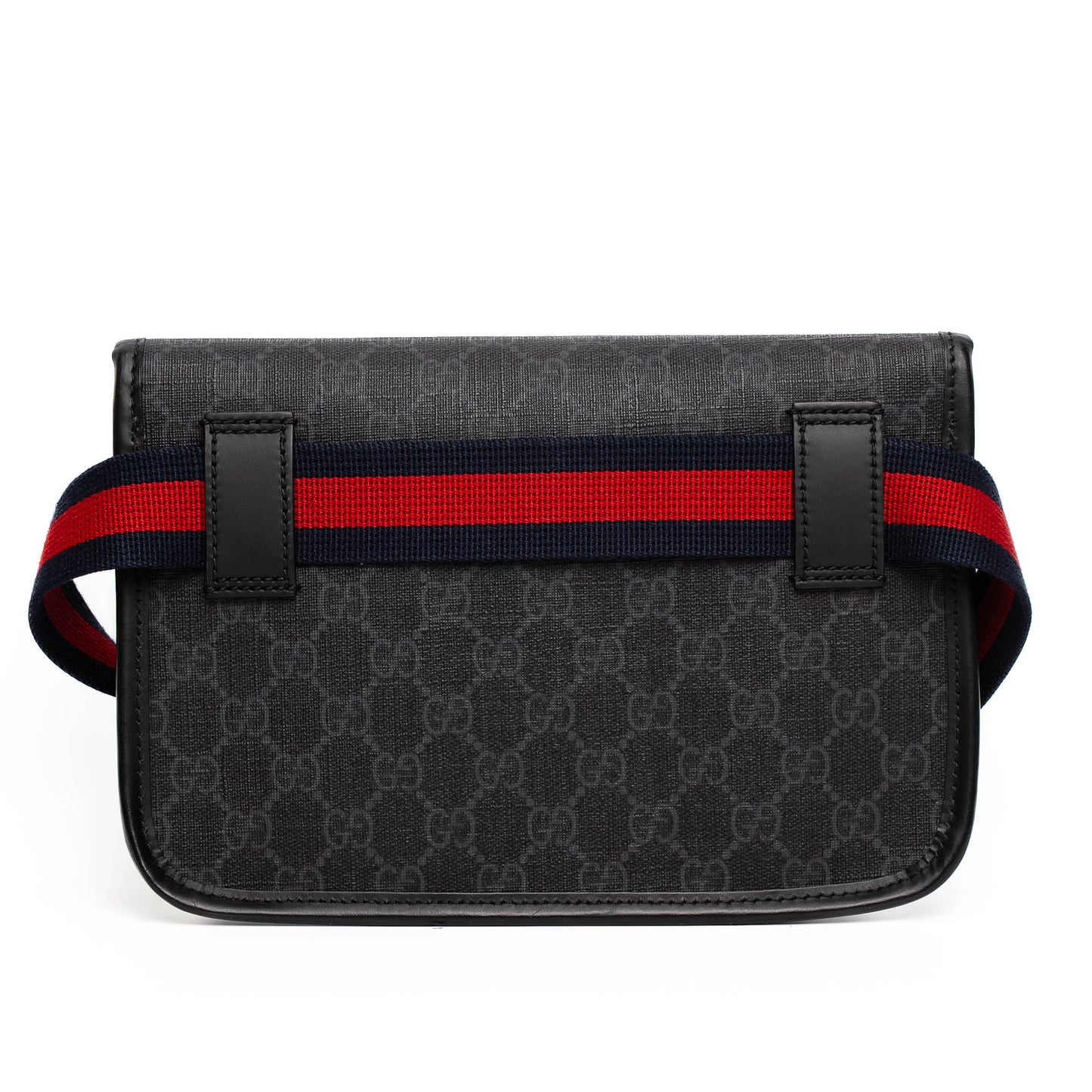 Gucci GG Supreme Black Canvas Belt Bag