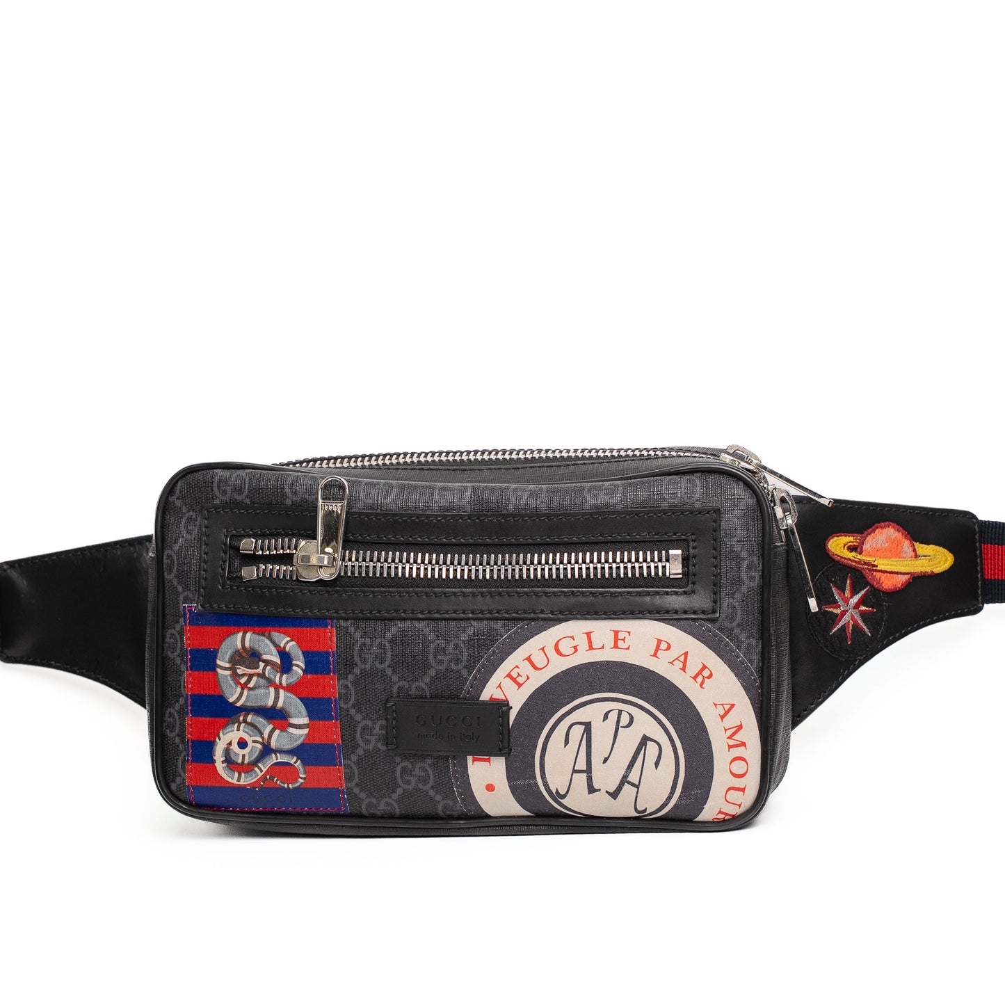 Gucci GG Supreme Night Courrier Belt Bag