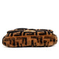 Fendi Baguette Brown Shearling Shoulder Bag