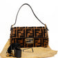 Fendi Baguette Brown Shearling Shoulder Bag