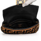 Fendi Baguette Brown Shearling Shoulder Bag