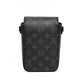 Louis Vuitton S-Lock Vertical Monogram Eclipse Crossbody Bag