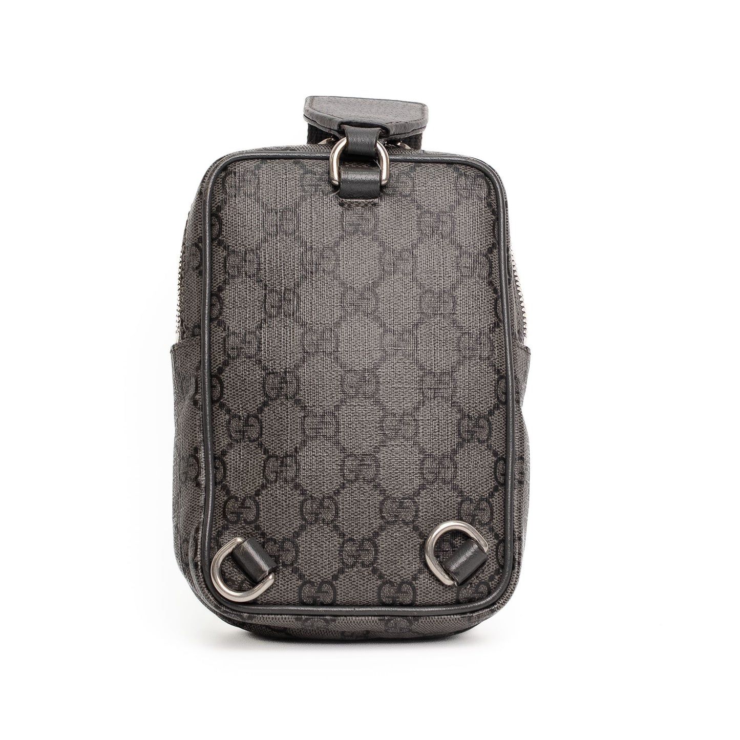 Gucci Ophidia GG Grey Canvas Sling Bag