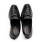 Tod's Black Leather Metal Detail Loafers