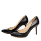 Jimmy Choo Love Black Leather Heels