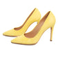 Salvatore Ferragamo Canary Yellow Heels