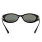 Gucci Black Oval Frame Sunglasses