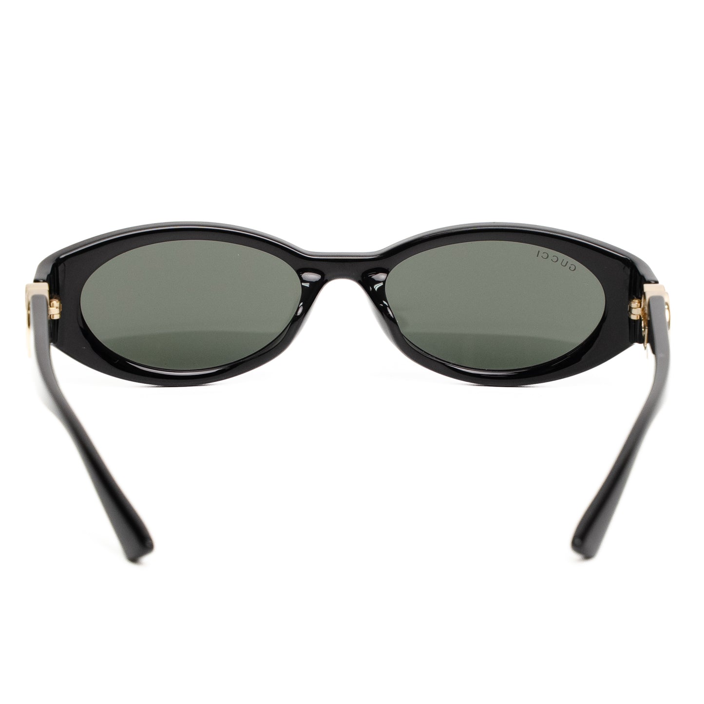 Gucci Black Oval Frame Sunglasses