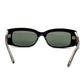 Gucci Black Rectangle Acetate Sunglasses