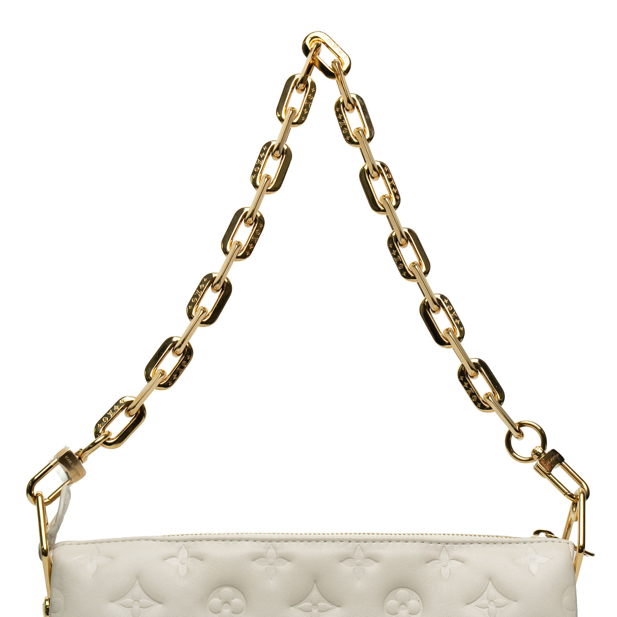 Louis Vuitton Coussin PM Cream Leather Bag