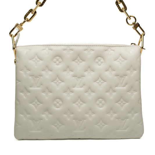 Louis Vuitton Coussin PM Cream Leather Bag