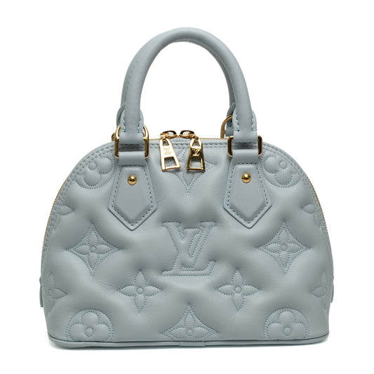 Louis Vuitton Bubblegram Alma BB Ice Blue