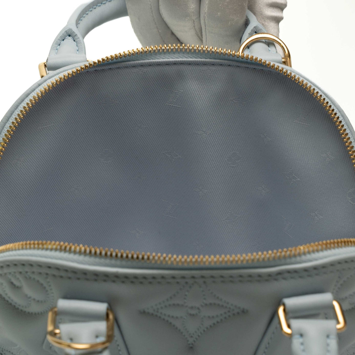 Louis Vuitton Bubblegram Alma BB Ice Blue