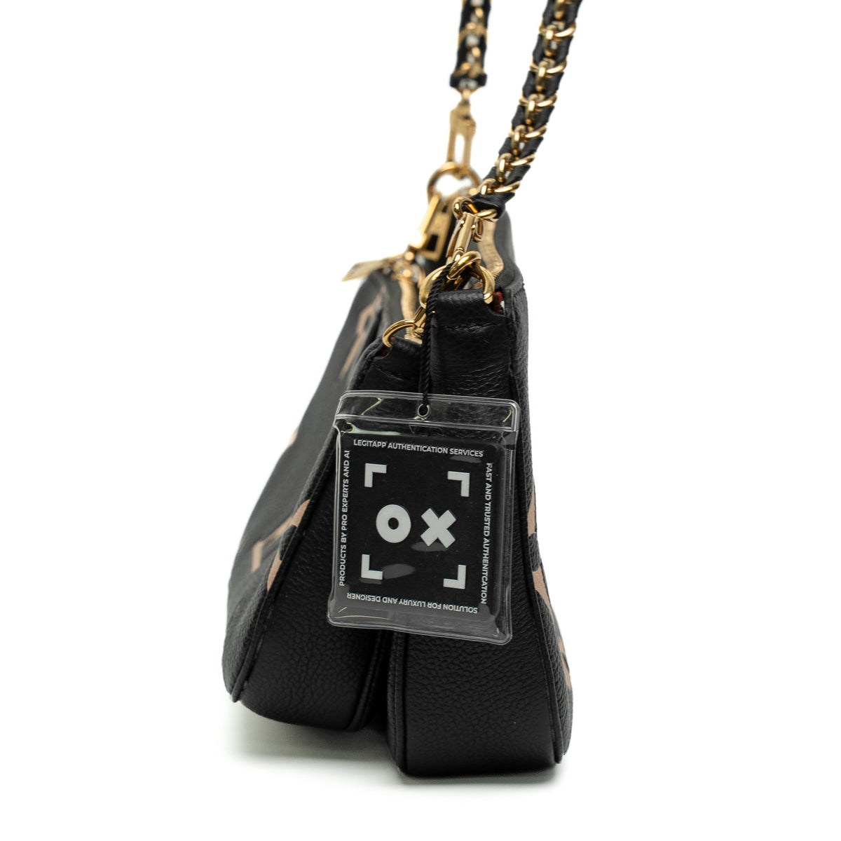 Louis Vuitton Multi Pochette Black Monogram Empreinte Bag