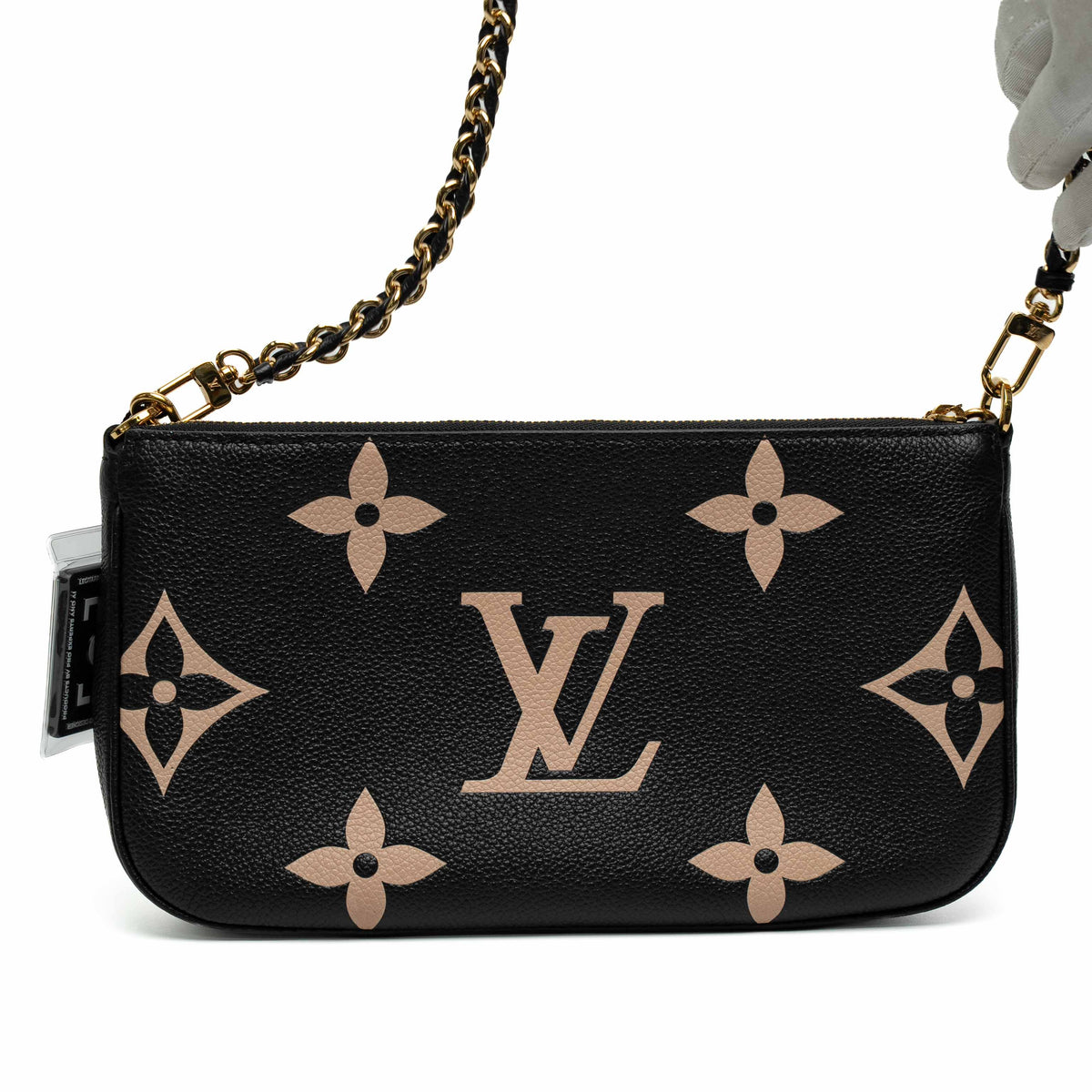 Louis Vuitton Multi Pochette Black Monogram Empreinte Bag