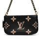 Louis Vuitton Multi Pochette Black Monogram Empreinte Bag