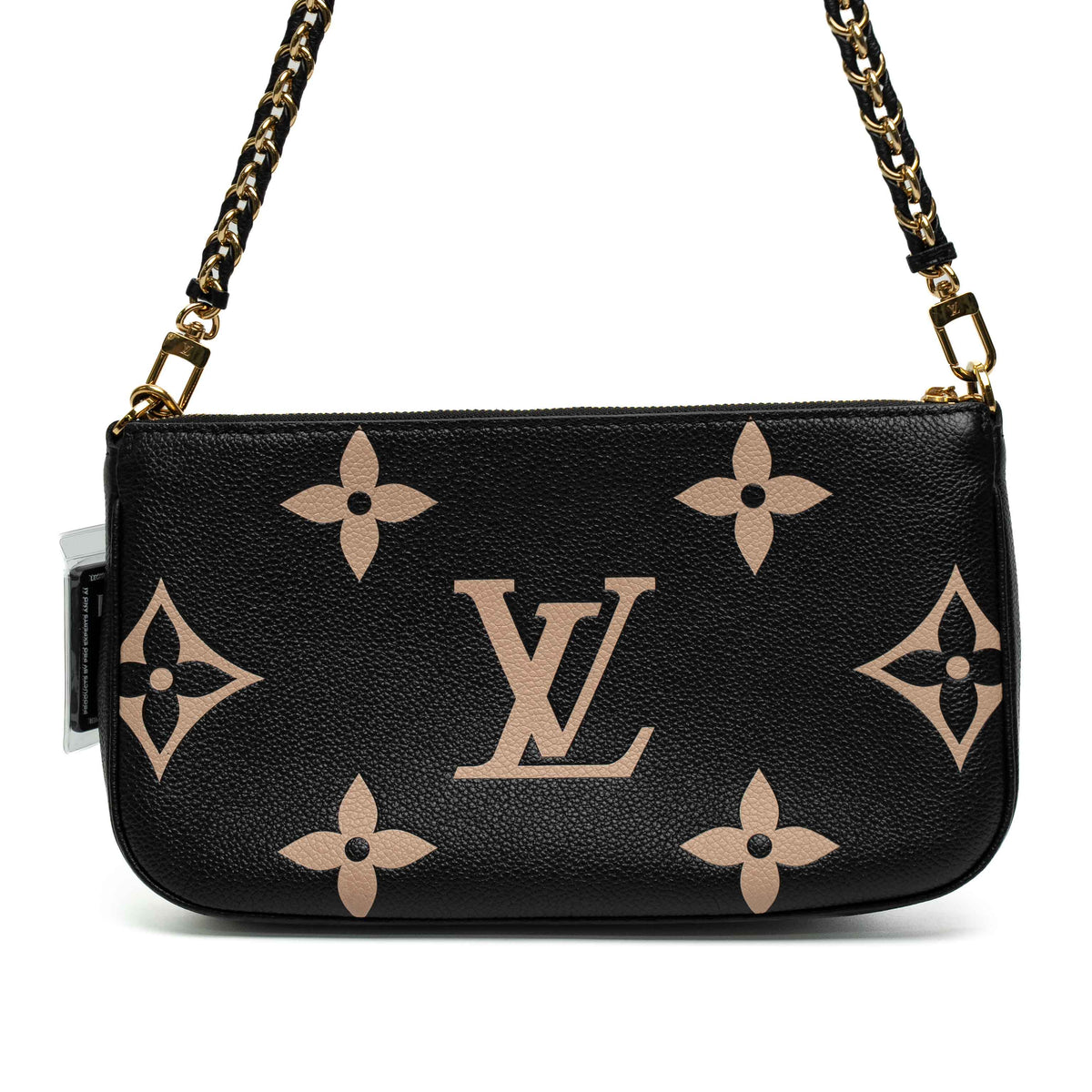 Louis Vuitton Multi Pochette Black Monogram Empreinte Bag