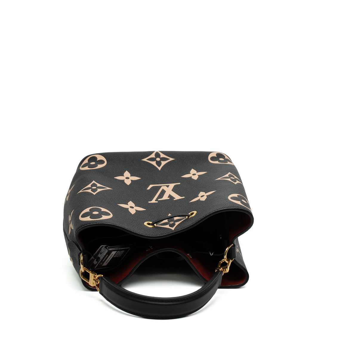 Louis Vuitton NeoNoe MM Black Monogram Empreinte Bag