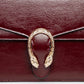 Gucci Dionysus Burgundy Patent Leather Bag