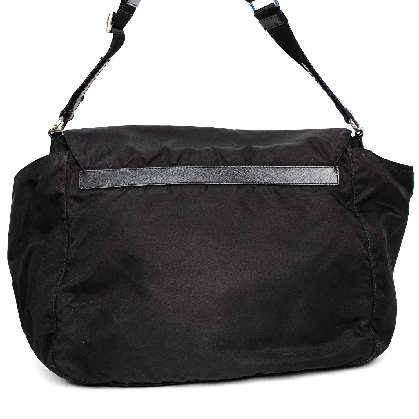 Prada Black Nylon Messenger Bag