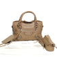 Celine Floral Canvas Leather Handbag