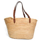 Prada Raffia Woven Leather Tote Bag