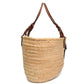 Prada Raffia Woven Leather Tote Bag