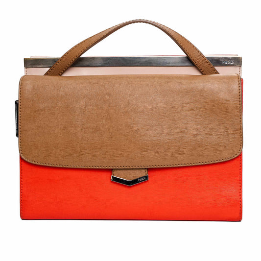 Fendi Demi Jour Colourblock Leather Bag