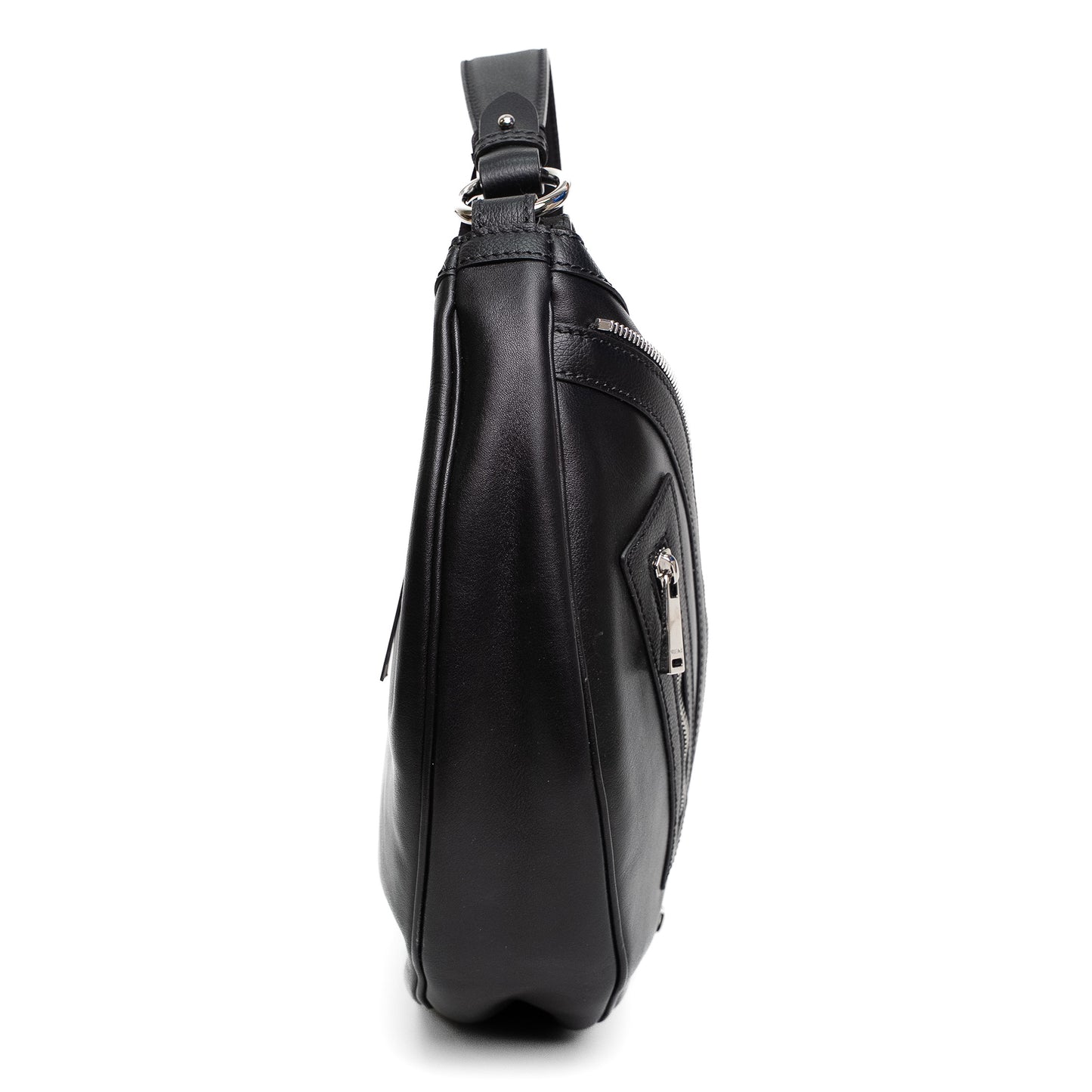 Versace Repeat Leather Small Hobo Bag