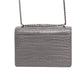 Saint Laurent Sunset Grey Croc Leather Bag