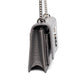 Saint Laurent Sunset Grey Croc Leather Bag