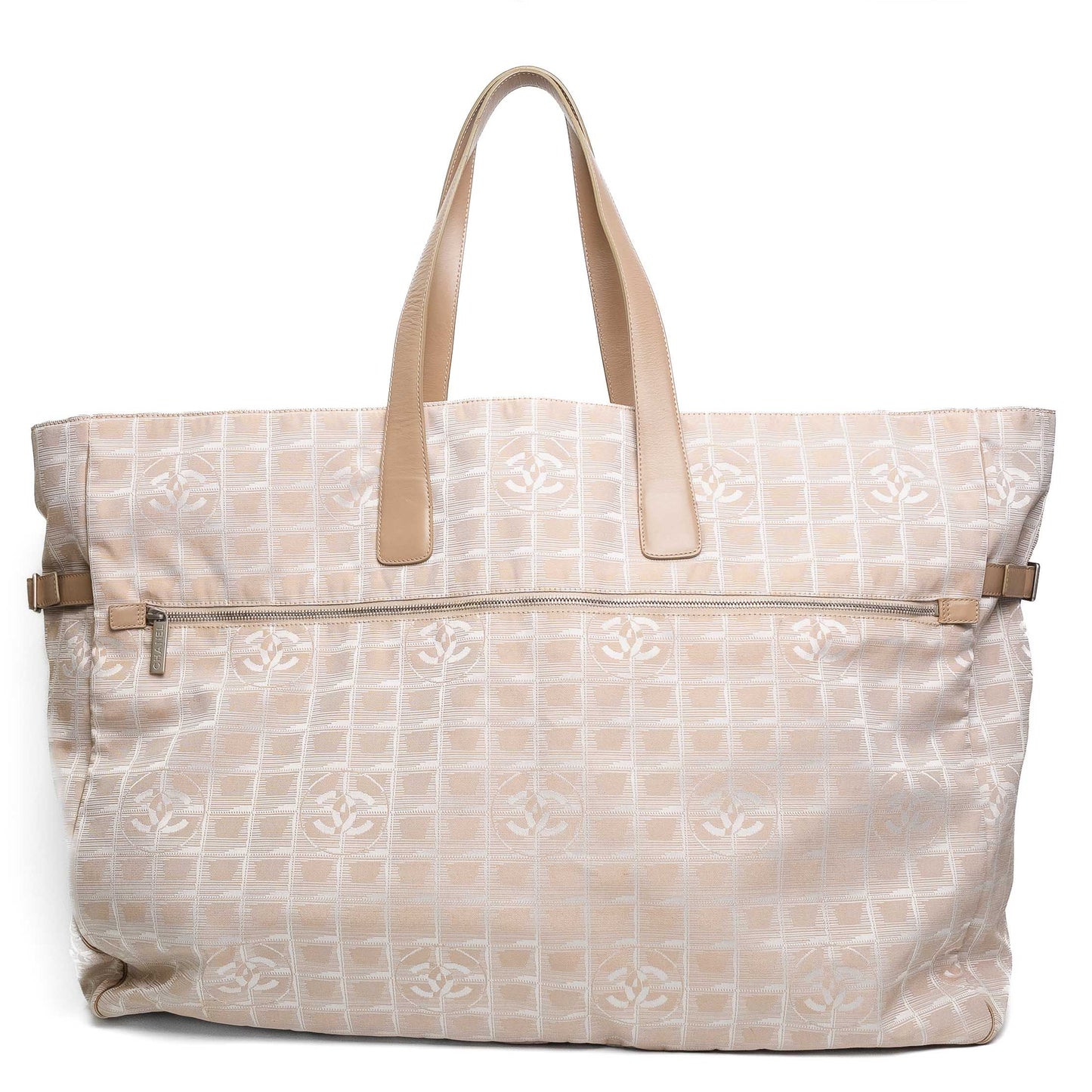 Chanel New Travel Line Beige Tote Bag