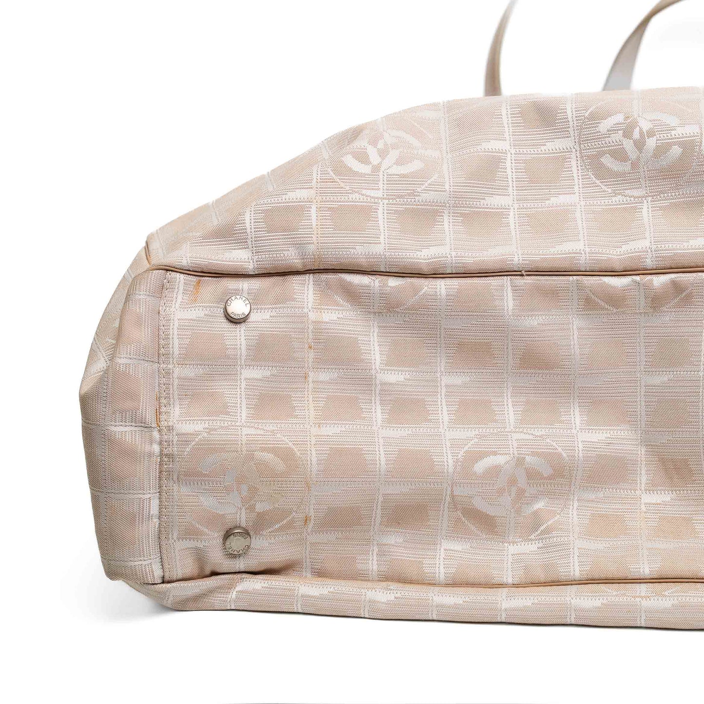 Chanel New Travel Line Beige Tote Bag