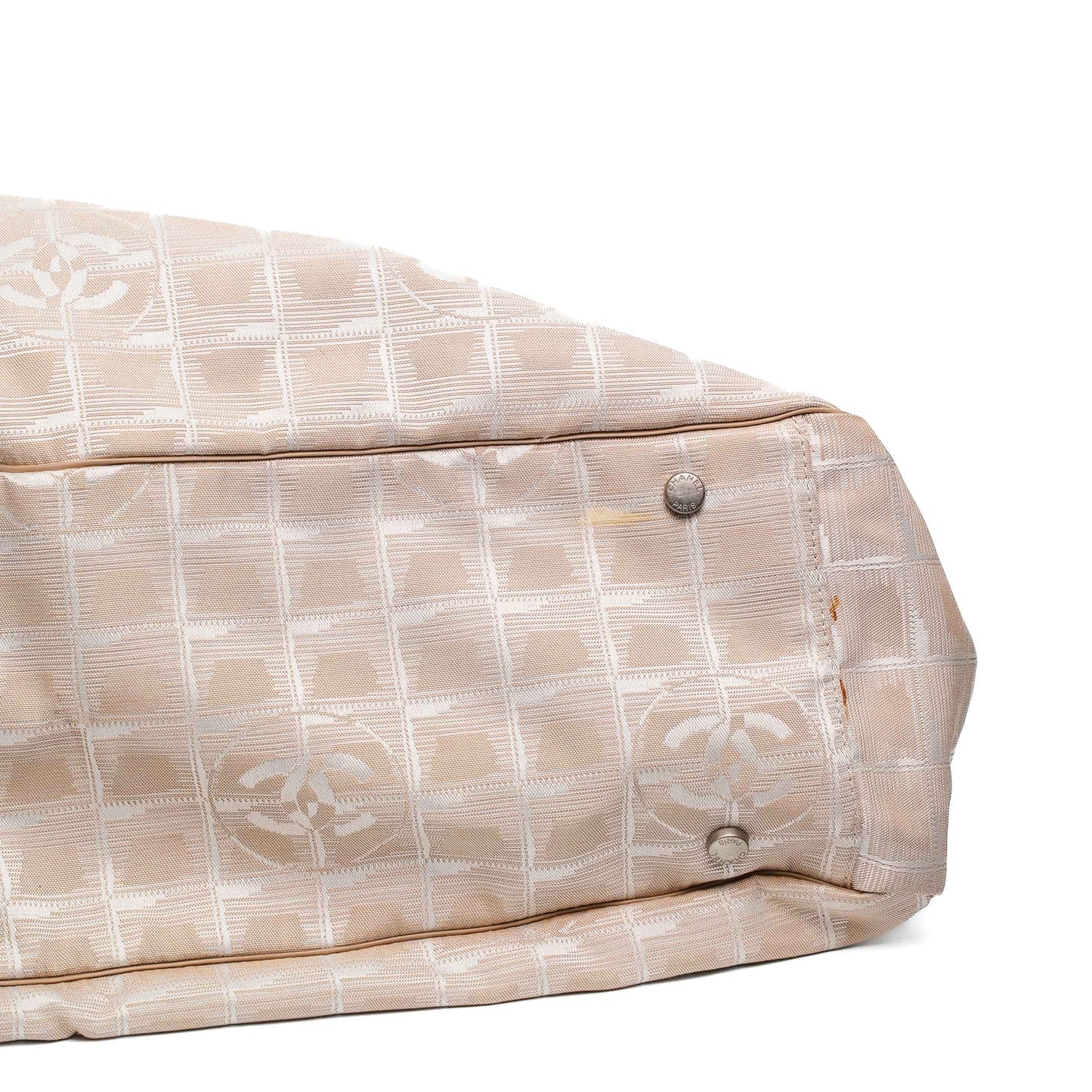 Chanel New Travel Line Beige Tote Bag