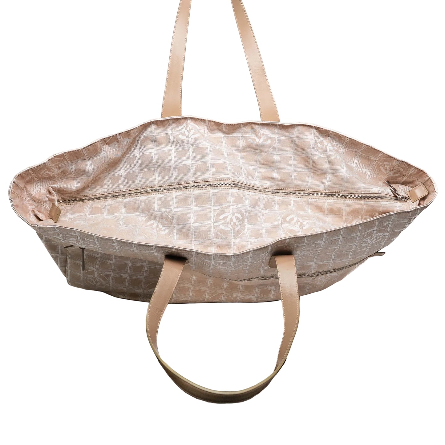 Chanel New Travel Line Beige Tote Bag
