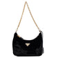 Prada Re-Edition Black Velvet Mini Bag
