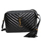 Saint Laurent Lou Black Quilted Leather Camera Bag