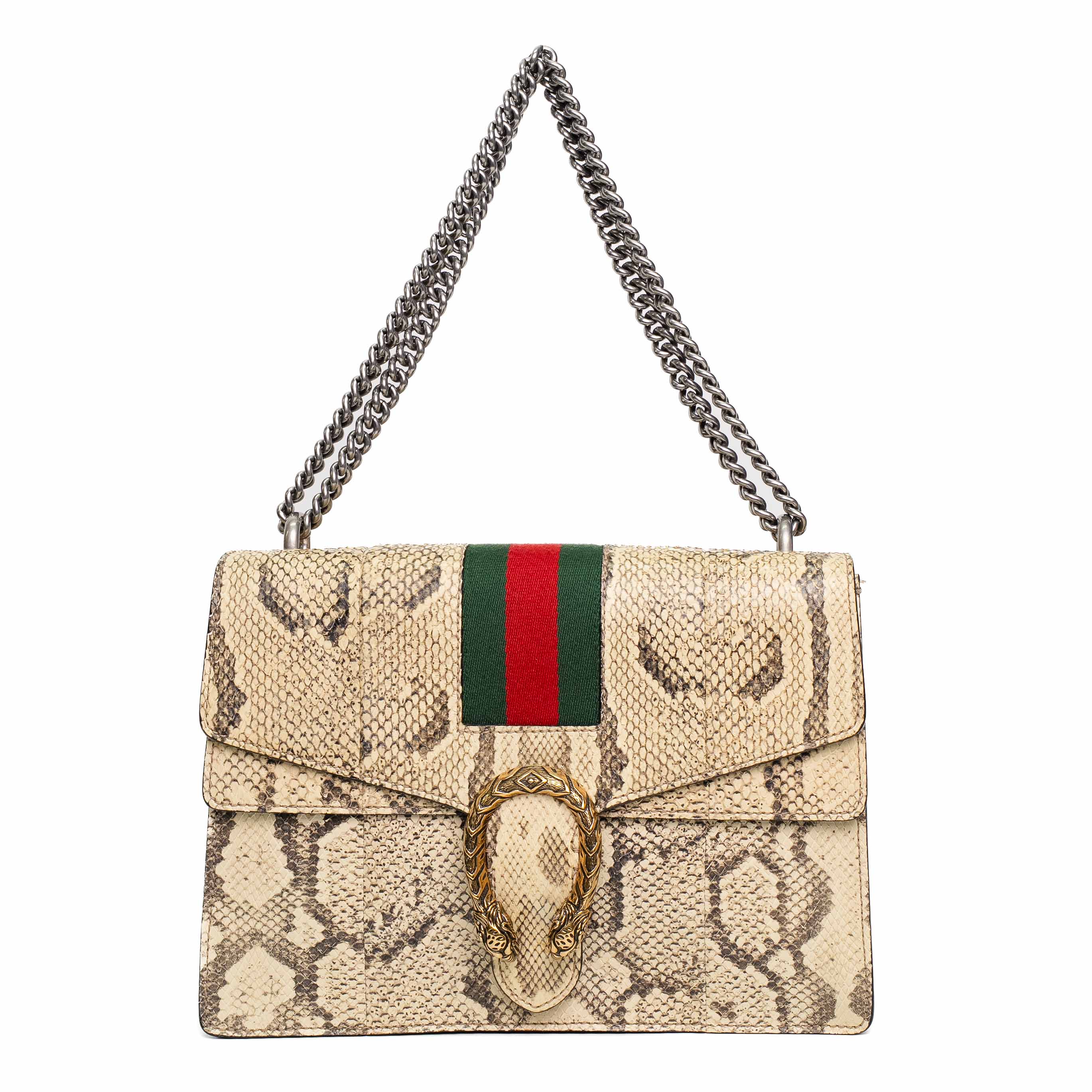 Gucci Dionysus Beige Python Medium Shoulder Bag – LuvLuxe