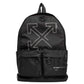 Off-White Unfinished Black Nylon Backpack