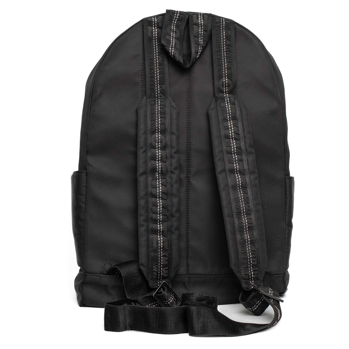 Off-White Unfinished Black Nylon Backpack