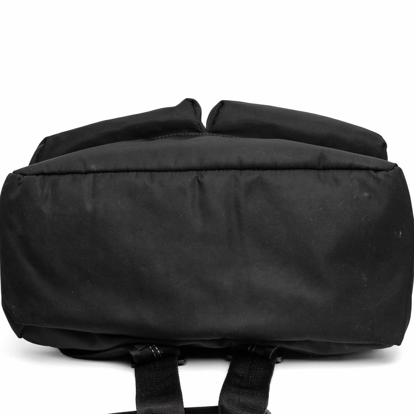 Off-White Unfinished Black Nylon Backpack