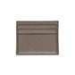 Prada Saffiano Leather Taupe Card Holder Wallet