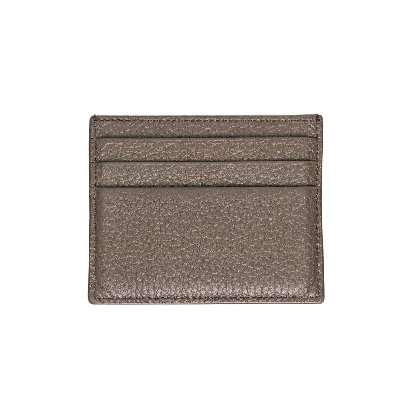 Prada Saffiano Leather Taupe Card Holder Wallet