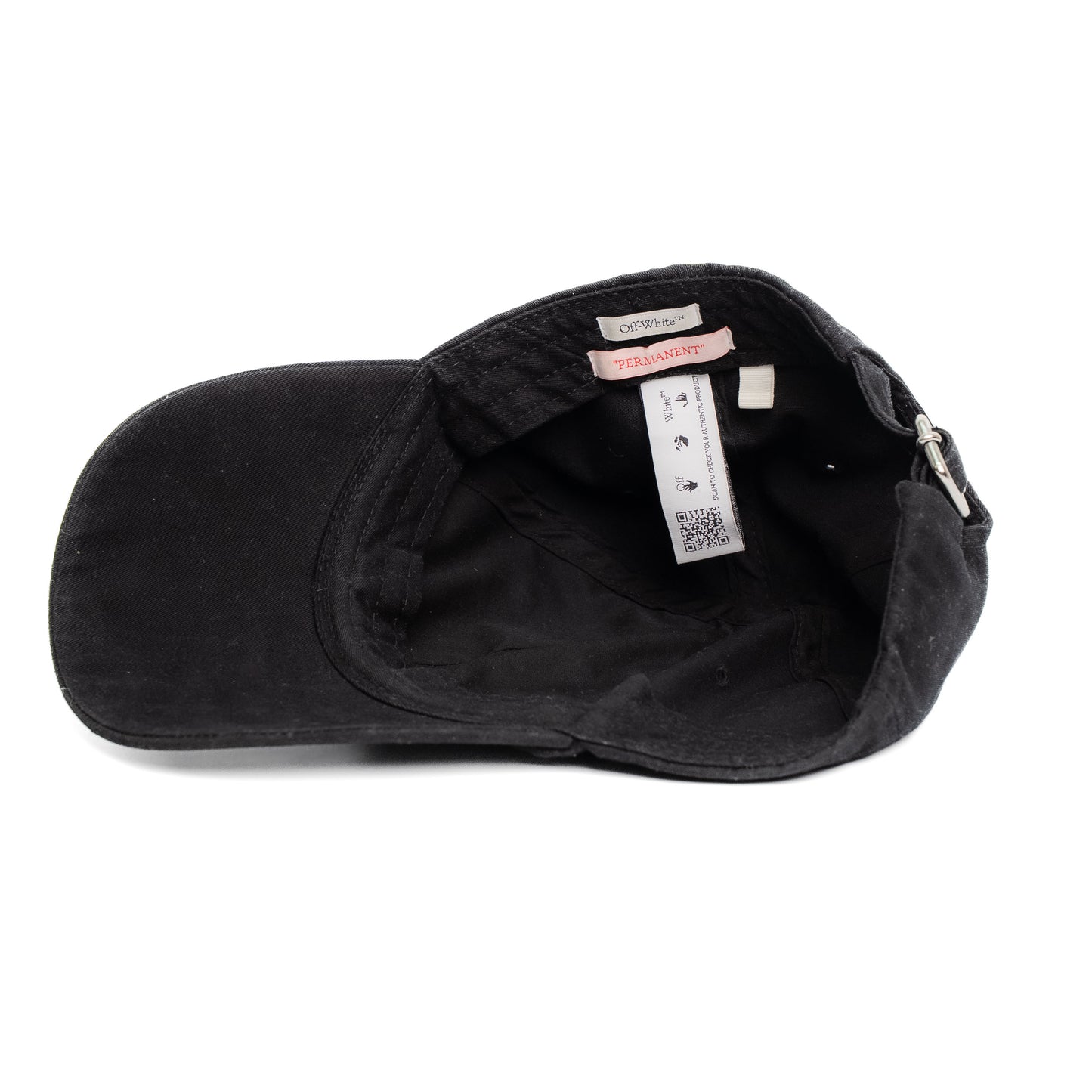Off-White Helvetica Logo Black Cap
